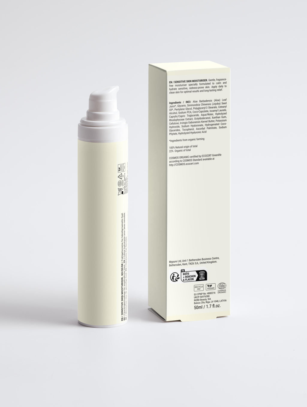Sensitive Skin Moisturiser, Fragrance Free